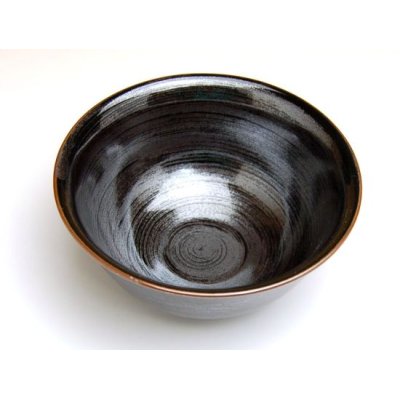 Photo2: Rice Bowl Tenmoku kasuri