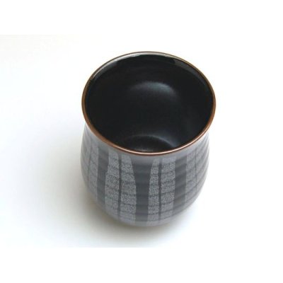 Photo2: Yunomi Tea Cup for Green Tea Tenmoku tokusa