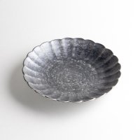 Medium Plate Gin geshou Silver (14cm/5.5in)