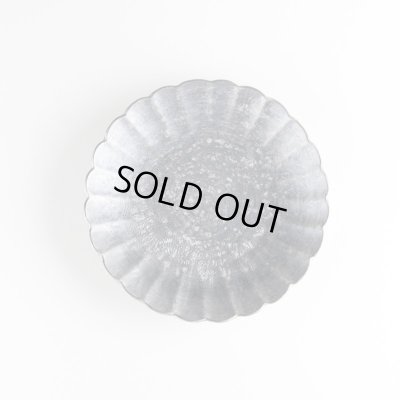 Photo2: Medium Plate Gin geshou Silver (14cm/5.5in)