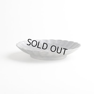 Photo4: Medium Plate Gin geshou Silver (14cm/5.5in)