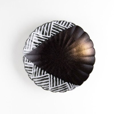 Photo2: Medium Plate Kinsai jimon (14cm/5.5in)
