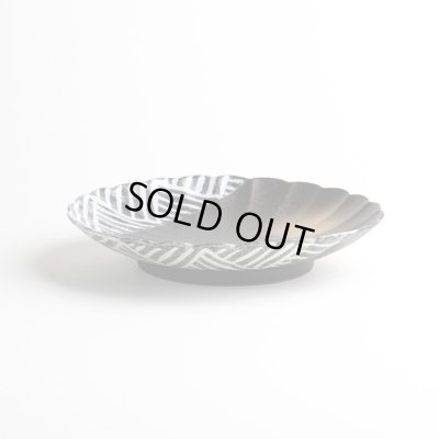 Photo4: Medium Plate Kinsai jimon (14cm/5.5in)