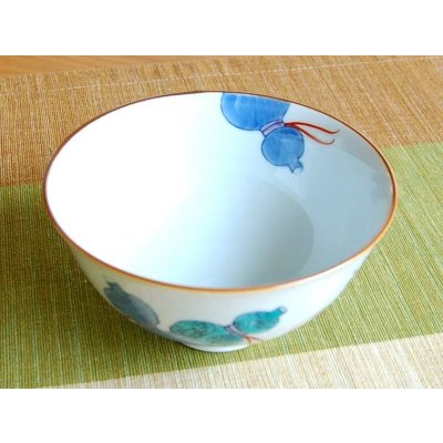 Photo4: Rice Bowl Nabeshima Mubyou (Blue)