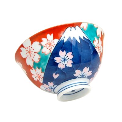 [Made in Japan] Nabeshima Mt.Fuji rice bowl