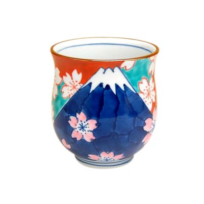 [Made in Japan] Nabeshima Mr.fuji Japanese green tea cup