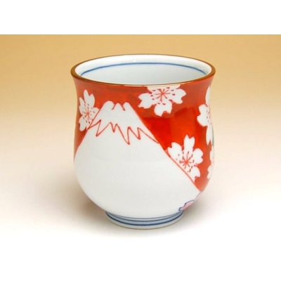 Photo2: Yunomi Tea Cup for Green Tea Nabeshima Mr.fuji