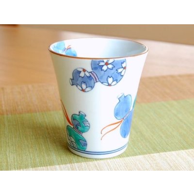 Photo3: Mug Nabeshima mubyo (Blue)