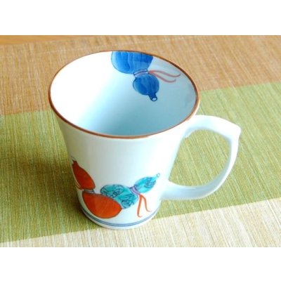 Photo4: Mug Nabeshima mubyo (Red)