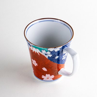 Photo4: Mug Nabeshima Mt.Fuji Red