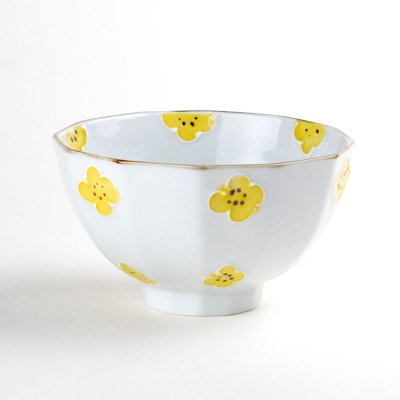 Photo1: Rice Bowl Icchin kobana (Yellow)