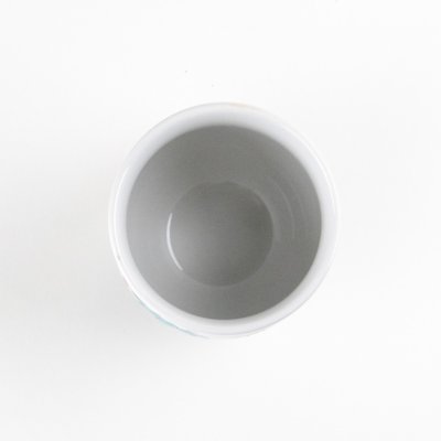 Photo4: Yunomi Tea Cup for Green Tea Kissho shouchikubai Auspicious trees (Small)