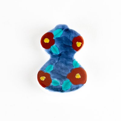 Photo3: Chopstick Rest Hisago Tsubaki Red