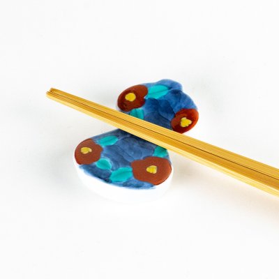 Photo4: Chopstick Rest Hisago Tsubaki Red