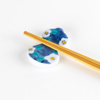 Photo4: Chopstick Rest Hisago Tsubaki White