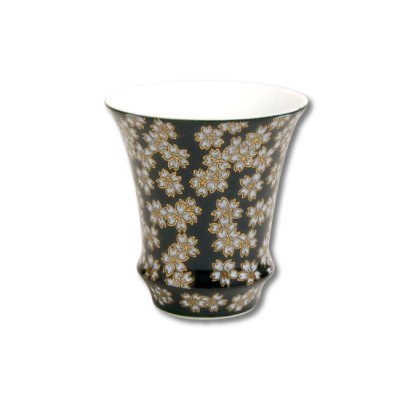 [Made in Japan] Yoru sakura (Vertical) SAKE GLASS