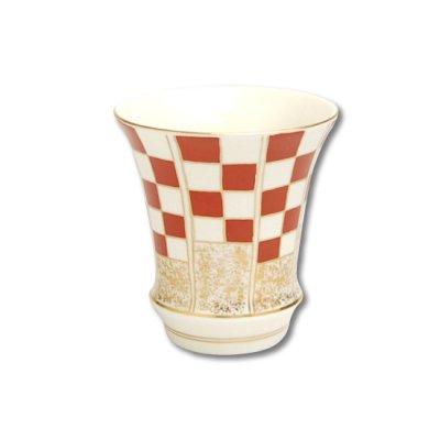 [Made in Japan] Iwai Ichimatsu (Red) (Vertical) SAKE GLASS