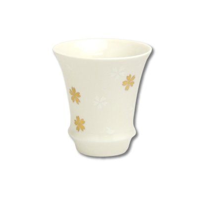 [Made in Japan] Haru sakura (Vertical) SAKE GLASS