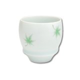 Sake Cup Momiji maple (Round) SAKE GLASS