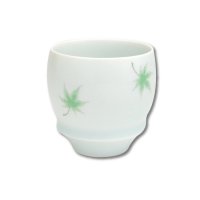 Sake Cup Momiji maple (Round) SAKE GLASS