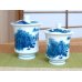 Photo2: Yunomi Tea Cup with Lid for Green Tea Nabeshima naigai sansui Landscape (pair) (2)