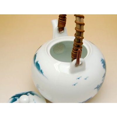Photo3: Teapot Dobin Sansui Landscape
