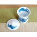 Photo3: Yunomi Tea Cup with Lid for Green Tea Nabeshima naigai Sansui Landscape (Large)