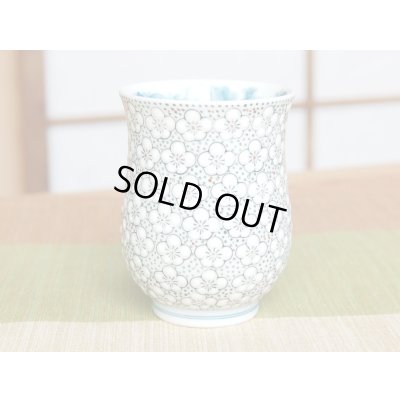 Photo2: Yunomi Tea Cup for Green Tea Gyokusai umezume (Large)