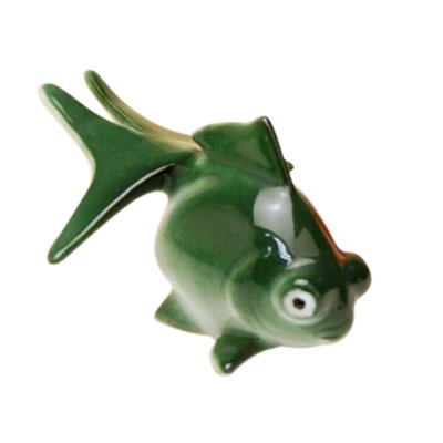 [Made in Japan] Hime demekin goldfish (Green) Ornament doll