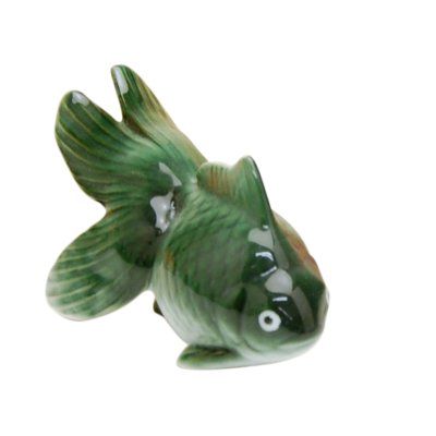[Made in Japan] Hime kinsyo goldfish (Green) Ornament doll