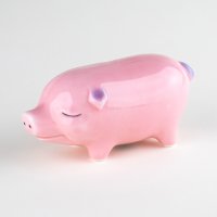 Figurine Pink buta Large Pig