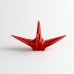 Photo2: Chopstick rest Orizuru Crane (Red) (2)
