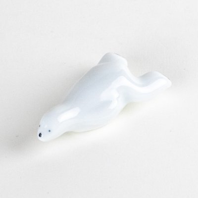 Photo1: Chopstick Rest Polar Bear Shiro-Kuma