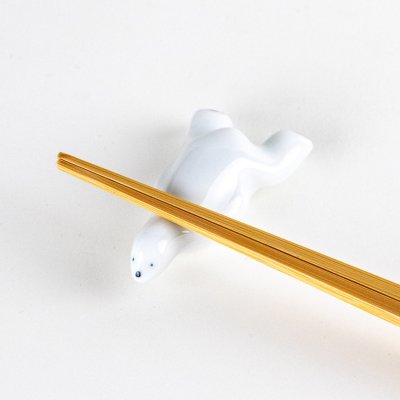 Photo4: Chopstick Rest Polar Bear Shiro-Kuma