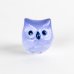 Photo1: Figurine Owl Mini-Fukurou Blue (1)