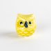 Photo1: Figurine Owl Mini-Fukurou Yellow (1)