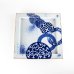 Photo3: Extra Large Square Plate Kosome-Marumon (28.5 cm/11.2 in) (3)