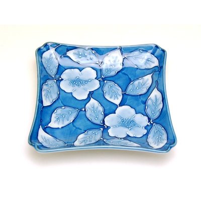 Photo3: Small Plate (11.8cm) Kyou botan