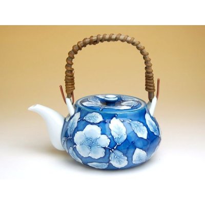 Photo2: Tea set for Green Tea 1 pc Teapot and 5 pcs Cups Kyou botan