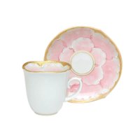 Demitasse Cup and Saucer Kindami pink botan