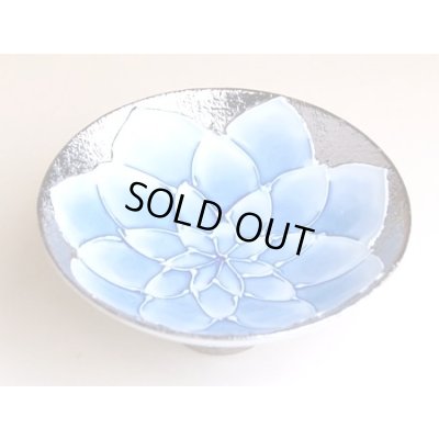 Photo4: Sake set 1 pc Tokkuri bottle and 2 pcs Cups Dahlia