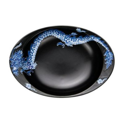 Photo2: Oval dish (26.6cm) Koutei Ryu Dragon