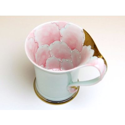 Photo2: Mug Kindami pink botan