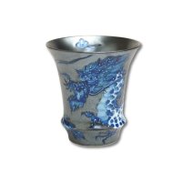 Sake Cup Koutei-ryu Dragon (Vertical) SAKE GLASS