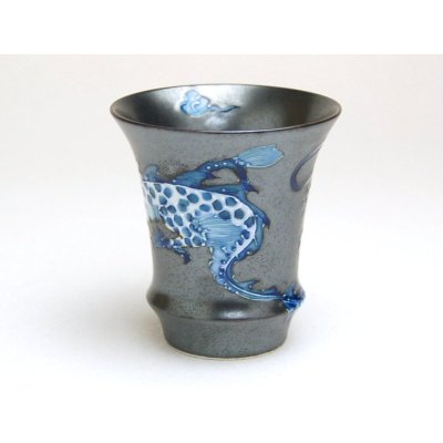 Photo2: Sake Cup Koutei-ryu Dragon (Vertical) SAKE GLASS