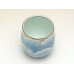 Photo2: Yunomi Tea Cup for Green Tea Platinum botan (Small) (2)