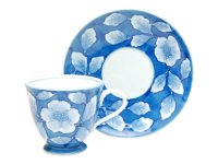 Coffee Cup and Saucer Kyou botan