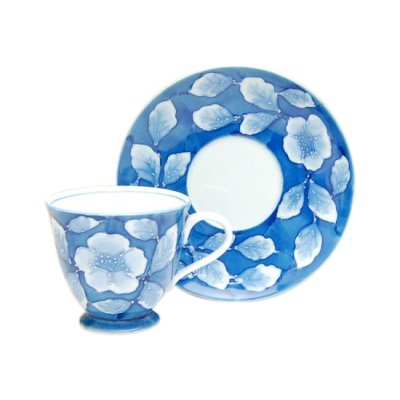 [Made in Japan] Kyou botan Cup and saucer