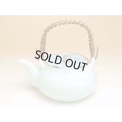 Photo2: Tea set for Green Tea 1 pc Teapot and 5 pcs Cups Plutinum botan