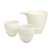 Photo2: Sake set 1 pc Tokkuri pitcher and 2 pcs Cups Hakuji (2)